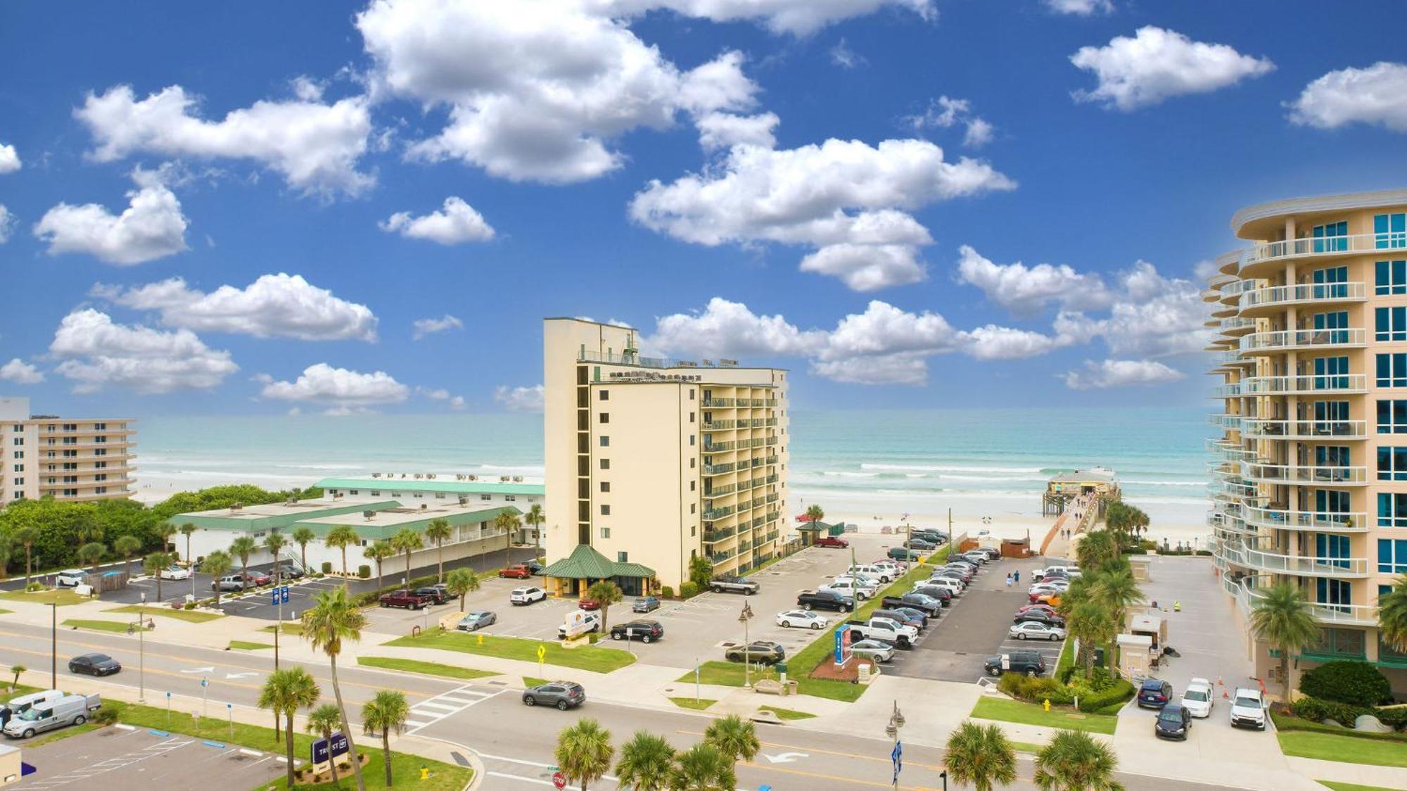 Ocean Views From Your Private Balcony! Sunglow Resort 606 By Brightwild Daytona Beach Shores Esterno foto