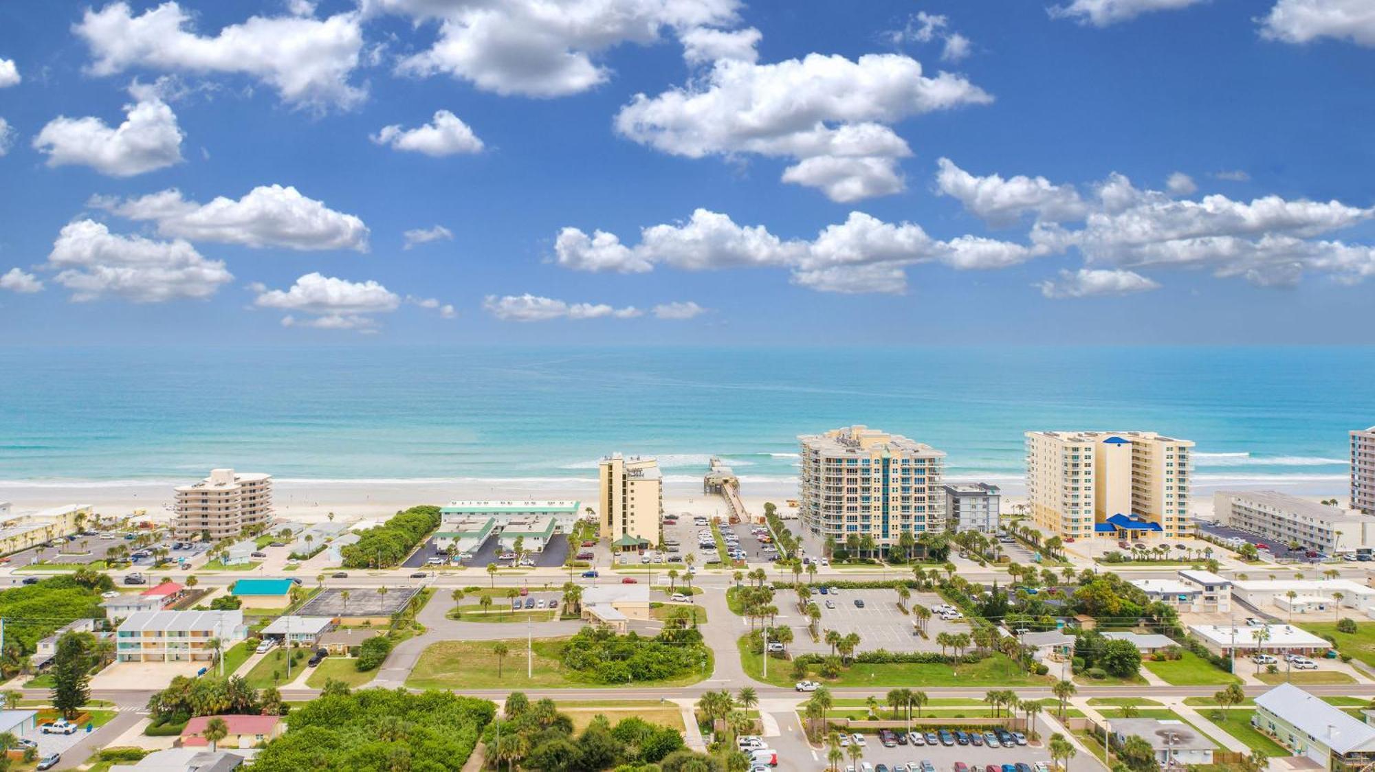 Ocean Views From Your Private Balcony! Sunglow Resort 606 By Brightwild Daytona Beach Shores Esterno foto