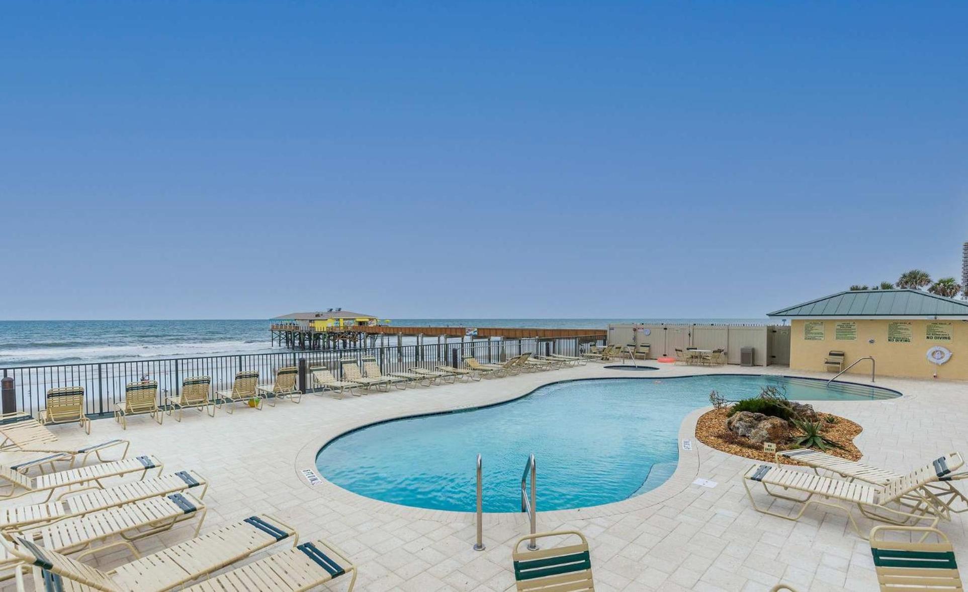 Ocean Views From Your Private Balcony! Sunglow Resort 606 By Brightwild Daytona Beach Shores Esterno foto