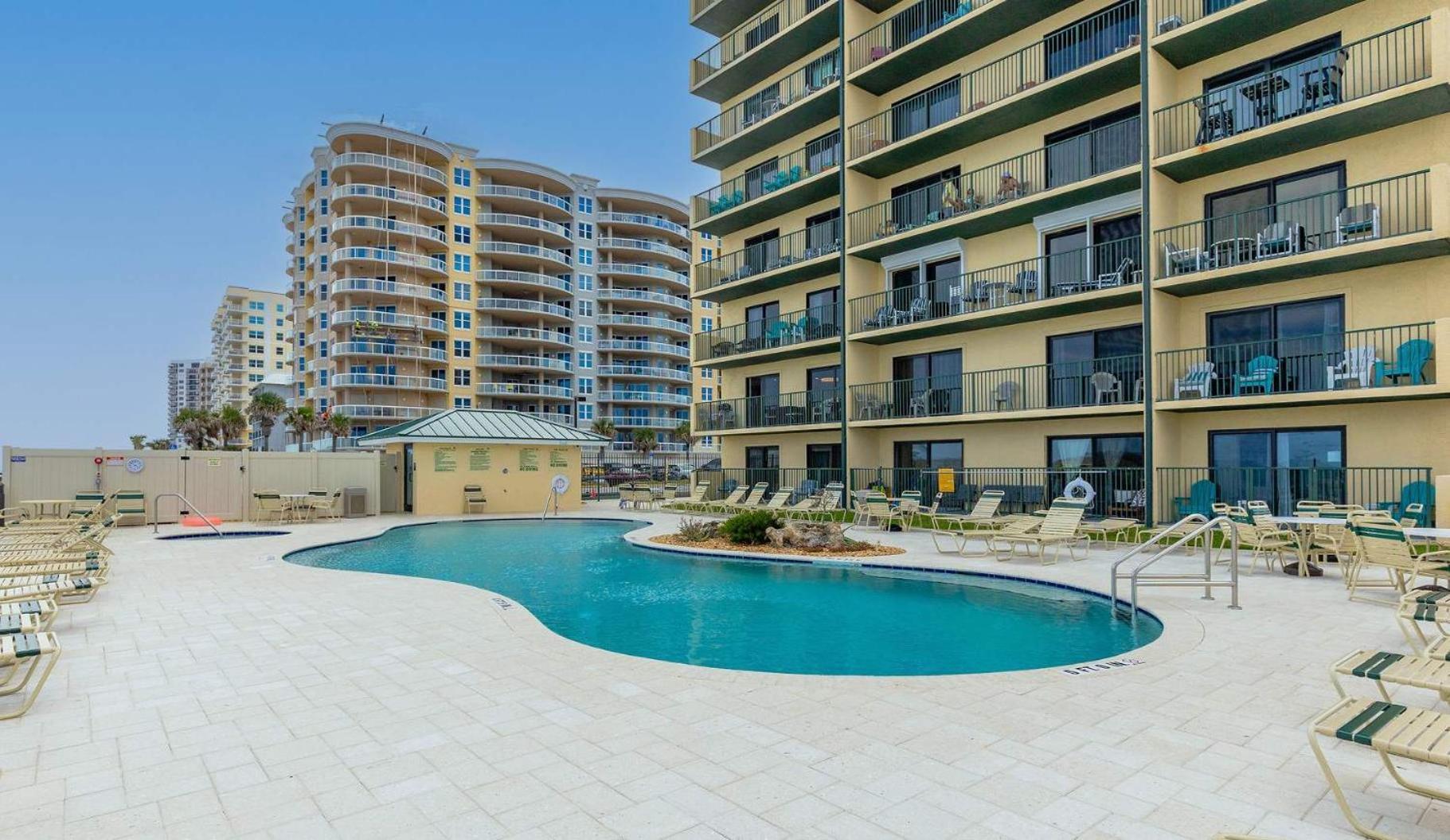 Ocean Views From Your Private Balcony! Sunglow Resort 606 By Brightwild Daytona Beach Shores Esterno foto