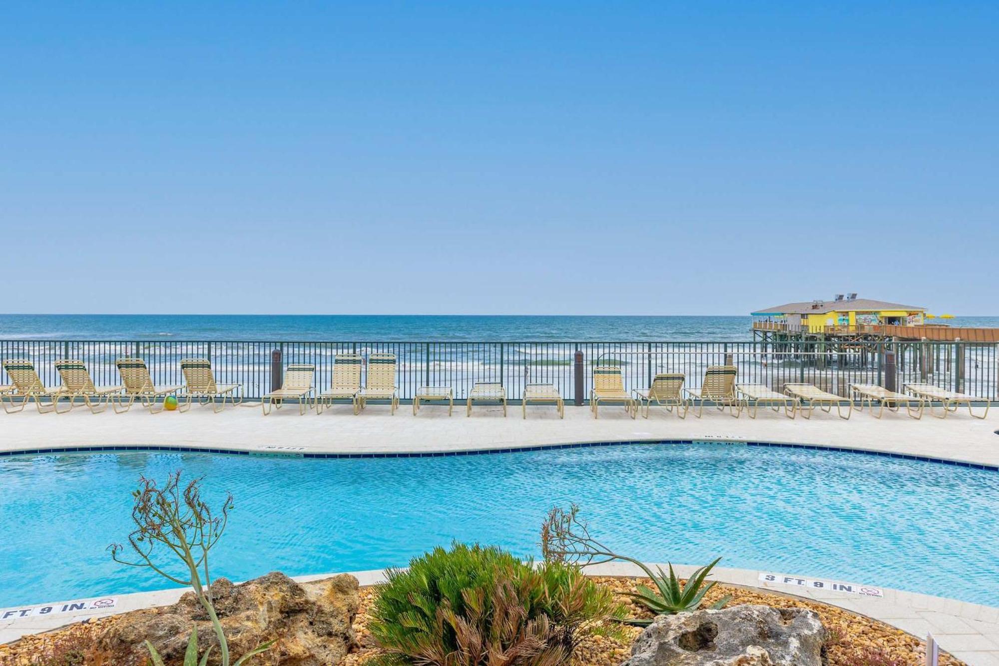 Ocean Views From Your Private Balcony! Sunglow Resort 606 By Brightwild Daytona Beach Shores Esterno foto